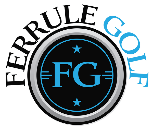 Ferrule Golf logo with 'FG' in the center on a white background